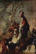 MAULBERTSCH, Franz Anton Der Apostel Philippus tauft einen Eunuchen oil painting